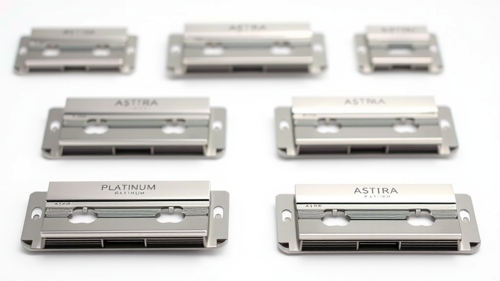 Astra Platinum Double Edge Safety Razor Blades,100 Blades (20 x 5)